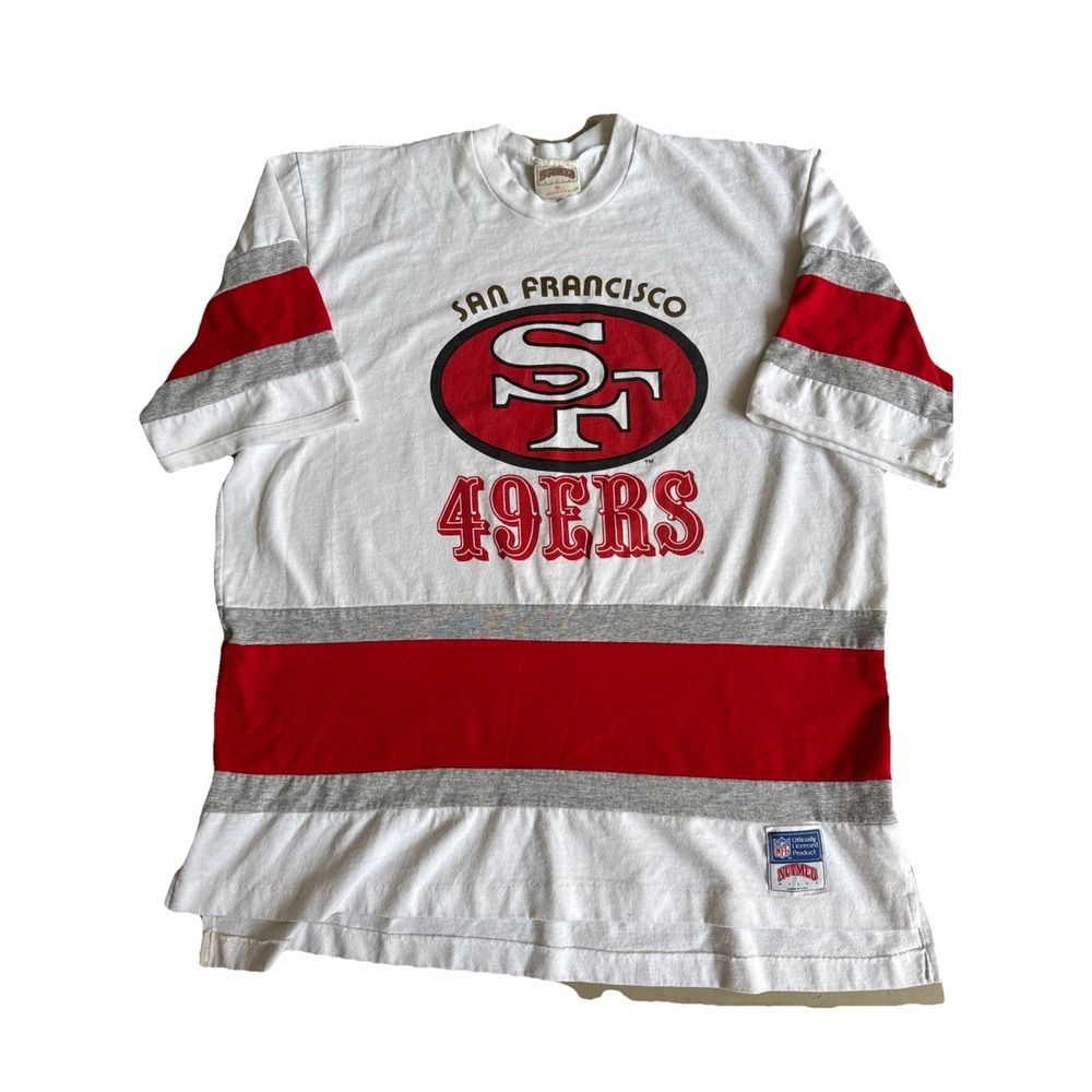 Vintage San Francisco 49ERS Nutmeg Shirt XLarge  Niners NFL 90's Streetwear Cali - Picture 2 of 9